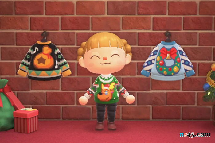 动物森友会新地平线节日毛衣设计码开放领取